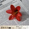 Flores de Lirio Pequeñas Simuladas, Pequeños Brotes de Lirio del Valle de 7 cm, Cabezas de Orquídeas Pequeñas, Producción de Tocados para Minorías Étnicas, Decoración de Cajas de Regalo