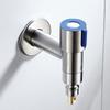 Grifo para lavadora de acero inoxidable 304 4 puntos válvula de cierre automático de agua acero inoxidable 304 boquilla de agua anti-caída para fregadero de trapeador