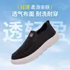 Zapatos de lona para hombre, sencillos y casuales, ligeros, transpirables, no acaloran, con suela gruesa, resistentes al desgaste, slip-on para caminar, para hombres de mediana edad y mayores