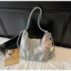 Bolsa Tote Casual Minimalista Tendência deste Ano para Mulheres, Novo Estilo, Bolsa de Ombro de Grande Capacidade para o Dia a Dia, Mochila Multiuso