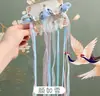 Estilo Chinês Dinastia Han Headwear Infantil Menina Super Fada Fita Grampo de Cabelo Estilo Antigo Acessórios de Cabelo Bebê Franja Acessórios de Fantasia
