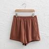 Shorts para Comercio Exterior para Mujer Algodón Spandex Casual para Casa Verano Slim Pantalones Anti-caminar Bolsillo Pantalones Deportivos para Correr