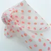Papel de seda pequeno com bolinhas 17g, papel de embrulho metálico colorido com bolinhas para presentes e forro de roupas
