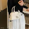 Bolso Cruzado Nuevo de Moda 2026 Estilo Bowling Bordado Lindo para Mujer, Versátil y a la Moda