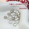 Ocho lados Rosa del Milenio Diamante Joyería para Uñas Arte de Uñas Destello Mil Sellos Diamante Octogonal Puntiagudo tamaño pequeño Pendientes Joyería Uñas Diamante Joyería