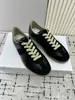 Zapatillas Deportivas de Comercio Exterior Mm6 Margiela, Estilo Unisex para Pareja, Zapatos Deportivos Casuales Retro de Suela Plana, Tenis Blancos