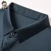 Estilo Igual ao TikTok Verão 2022 Nova Camisa Masculina Sem Costura de Manga Curta, Camisa Masculina de Secagem Rápida Atacado