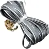 Qipao Hanfu Dos Tonos Gris y Blanco, Gris y Verde, Gris y Blanco con Verde Pasta de Frijol, Verde y Blanco con Bordes en Relieve, Tiras de Borde para Ropa Hechas a Mano