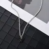 Colar Borboleta Colorida Brilhante com Strass Acrílico Corrente de Liga de Prata Feminina Corrente Doce Borboleta Clavícula Gargantilha