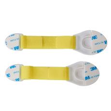 Trava de segurança de correia colorida, multifuncional, trava de bolsa de pano infantil, anticolisão e proteção antibeliscão para as mãos, produtos para bebês