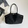 Bolsa tote grande de camurça vintage fosca para mulheres, nova moda outono e inverno 2026, bolsa de mão versátil, bolsa de ombro, bolsa de axila