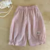 Pantalones Cortos de Verano 2026 Estilo Nuevo para Niña Pantalones Casuales para Bebé Pantalones Delgados Sueltos Anti-Mosquitos para Uso al Aire Libre