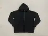 Sudadera con Capucha y Manga Larga Transfronteriza Europea y Americana con Estampado por Ambos Lados, Sudadera con Cremallera Estampado de Leopardo Retro, Top Holgado y Elegante