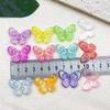 Venta al por mayor transfronteriza Barroco Lindo Mariposa Accesorios Crema Pegamento Accesorios Joyería de Resina DIY Collar Pulsera Colgante