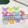 Accesorios de Mariposa Lindos Barrocos al por Mayor Transfronterizos Accesorios de Pegamento de Crema Joyería de Resina Colgantes para Collares y Pulseras DIY