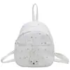 Outono de 2026 Estilo Coreano Tendência Padrão Estrela Mochila Fashionável Simples Fofa Coelhinho Doce Alta Qualidade Mochila para Mulheres