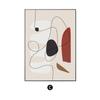 Pintura Decorativa Abstracta Moderna con un Toque de Alta Gama para Pared de Fondo de Sofá de Sala de Estar, Arte de Pared para Recámara Recibidor Estilo Morandi, Personalizable