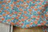 Vestido Feminino Retro Francês Lótus Cor Contrastante Em Relevo Tecido para Vestido Estilo Palácio Bolsa Transversal Buquê Flor Embrulhada em Tecido