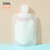 Bolsas Recargables Portátiles para Viaje, Bolsas Espesadas con Boquilla Sellada para Cosméticos, Loción, Gel de Ducha, Champú, Bolsas Pequeñas Selladas para Muestras