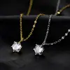 Joias Simples Japonesas e Coreanas, Colar com Pingente de Diamante Único da Moda, Corrente para Clavícula Feminina, Novo Estilo 2026, Simples e Elegante no Instagram