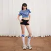 3 colores, 26 pulgadas de largo, estilo retro americano, tiro bajo, corte ajustado, shorts que realzan la figura, elásticos, versátiles, shorts ajustados rectos para verano, shorts vaqueros para mujer
