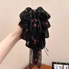 2026 Nuevo Pinza de Tiburón de Lunares de Encaje Pinza de Agarre Elegante de Alta Gama para Mujeres Pinza Banana Grande Accesorios para el Cabello Pinza de Flor para el Cabello