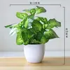 Hogar Sala de Estar Flores Artificiales Clavel de Simulación Flores Decorativas Ramo Flores de Seda Flores de Plástico Set de Bonsái Adornos Gipsófila
