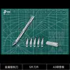 Manual Herramienta Práctico Set Tapete de Corte Cuchillo de Grabado Tijeras Cuchillo de Manualidades Estudiante Hecho a Mano Esencial Set Completo