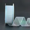 Cinta perlada de colores de 2.5 cm para empaque de ramos de flores, caja de regalo, accesorio para el cabello, materiales para decoración de moños DIY