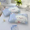 Fundas de almohada de seda de hielo para niños de verano, un par de fundas de almohada frescas para el verano, 30x50 cm, fundas de almohada para bebés de jardín de infantes