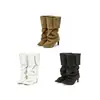 Estilo europeu e americano de garota popular, deslumbrantes novas botas over-the-knee para o outono de 2026, elegantes e versáteis, com saltos finos e bico fino