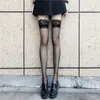 Calcetines lolita de verano de moda color liso hasta la rodilla de seda negra estilo jk universitario para mujer, finos, suaves, para todas las ocasiones