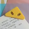 Carpeta Triangular de Plástico Clip de Esquina Colorido Clip Creativo para Esquina de Examen de Estudiante Clip Anti-Rodamiento para Esquina de Libro Clip para Facturas Clip de Ángulo Recto