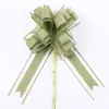 Gaze de Neve 50# Flor Bola Tridimensional Simples Elegante Flor de Festival Presente Embalagem de Flores Decoração de Carro de Casamento Flor Estendida de Puxar Mão