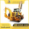 Guindaste fixo, escavação e perfuração de carregador integrado, empilhadeira pequena tipo pneu, guindaste de movimentação de árvores, tração nas quatro rodas cross-country cavando e guindaste de caminhada