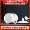 Tazas de Agua de Cerámica Jingdezhen Personalizadas con Texto para Eventos de Apertura, Tazas de Regalo Conmemorativas Escolares, Fabricante de Tazas de Té para Oficina