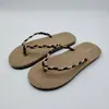 Verão Novo Transfronteiriço Corda de Cânhamo Sintético Sandália Espadrille Masculina para Uso Externo Chinelos Masculinos Planos de Praia Chinelos
