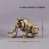 Figurilla de Mamut Estilo Vintage de Latón Puro, Decoración Creativa para Escritorio de Oficina en Casa, Manualidades de Figurilla de Mamut, Venta al por Mayor para Puestos del Mercado