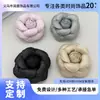 Broche de Camélia com Lantejoulas em Tecido Importado Personalizado de Fábrica para Mulheres, Broche de Lapela Versátil Retro de Alta Qualidade