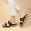 Sandalias Romanas con Suelas Gruesas, Diseño Único, Sandalias de Deslizamiento con Forma de Cuña, Nuevas Sandalias de Moda Verano 2026
