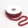 Outono e Inverno Tricolor Colorido Lã Trançada Corda Redonda Oca Ponto de Fragrância Pequeno Renda Artesanal DIY Acessórios de Cabelo Material para Tiara