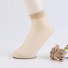 Calcetines Cortos Finos para Mujer, Calcetines de Cristal, Calcetines Cortos Semitransparentes, Antideslizantes, Invisibles, Transparentes como la Piel, Transpirables, Versátiles, Talón Antideslizante