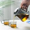 Olla de Madera Prefabricada del Fabricante, Juego de Té de Vidrio Engrosado, Mango de Madera, Tetera de Vidrio, Tetera de Vidrio para Separación de Agua y Té
