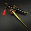 Espada de Estilo Antiguo Espada del Rey Yue Gou Jian Espada Ruyi Espada de Qin Shihuang Espada Arma Antigua Modelo Coleccionable Hoja Sin Abrir