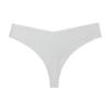 Europeu e Americano de cintura baixa gelo de seda nu sem costura de algodão virilha respirável tamanho grande T-em forma de cueca sexy feminina de uma peça