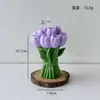 Vela Aromática em Formato de Buquê de Tulipas Para Amantes de Atmosfera Presente de Feriado Velas Aromáticas Florais Enfeites