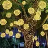 Luces LED de bola de vid colgantes para árbol exterior impermeables iluminación de calle luces intermitentes guirnalda Navidad Festival de Primavera luces decorativas de vacaciones