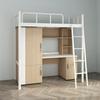 Venta al por mayor de fábrica cama de apartamento universitario cama de dormitorio universitario mesa inferior cama perfil escritorio combinado litera escolar
