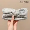 Faixa de cabeça fofa de pelúcia para lavar o rosto, faixa de cabelo feminina para lavar e aplicar máscaras faciais, acessório de cabelo, elástico de cabelo, presilha de cabelo
