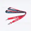 Lanyard de nylon al por mayor, cordón con serigrafía directa, cordón de fibra de bambú, lanyard para tarjeta de pecho, fabricante de correa de cuerda de Dongguan